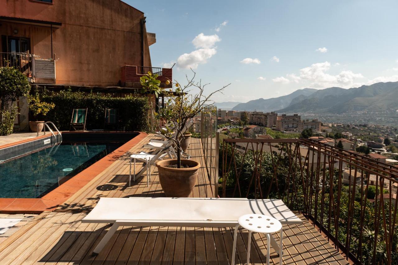 Bnb Casa Rossa Monreale Bagian luar foto
