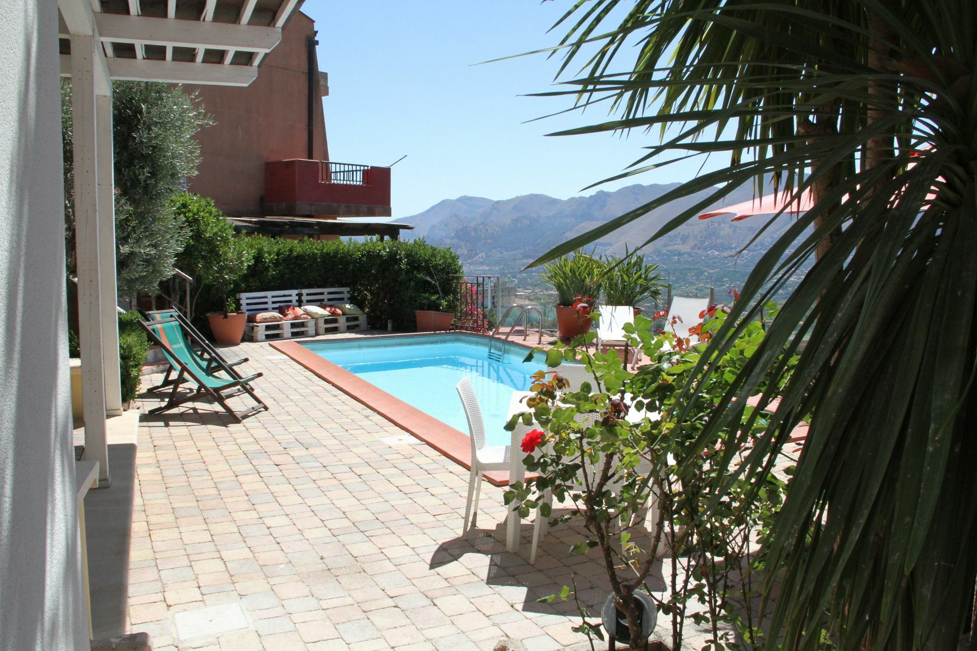 Bnb Casa Rossa Monreale Bagian luar foto